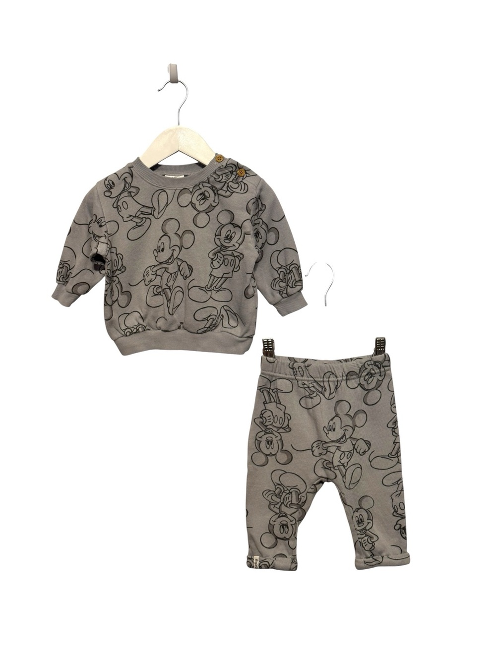 ⭐️ 5/$30 Disney Baby Mickey Mouse AOP Matching Set size 9M
